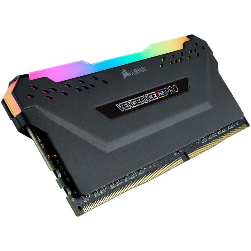 Memorie DDR Corsair DDR4 8 GB, frecventa 3200 MHz, 1 modul, radiator, iluminare RGB, "CMW8GX4M1Z3200C16"