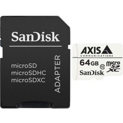 MEMORY MICRO SDXC 64GB SURV./W/ADAPTER 5801-951 AXIS (timbru verde 0.03 lei)
