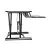 STAND de birou LOGILINK, pt 1 TV/monitor plat, curbat, diag. max nu e cazul, verticala, suport tastatura, max 15 Kg, "EO0033"