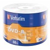 DVD-R VERBATIM  4.7GB, 120min, viteza 16x, 50 buc, Single Layer, shrink wrap, "Matt Silver", AZO "43788"