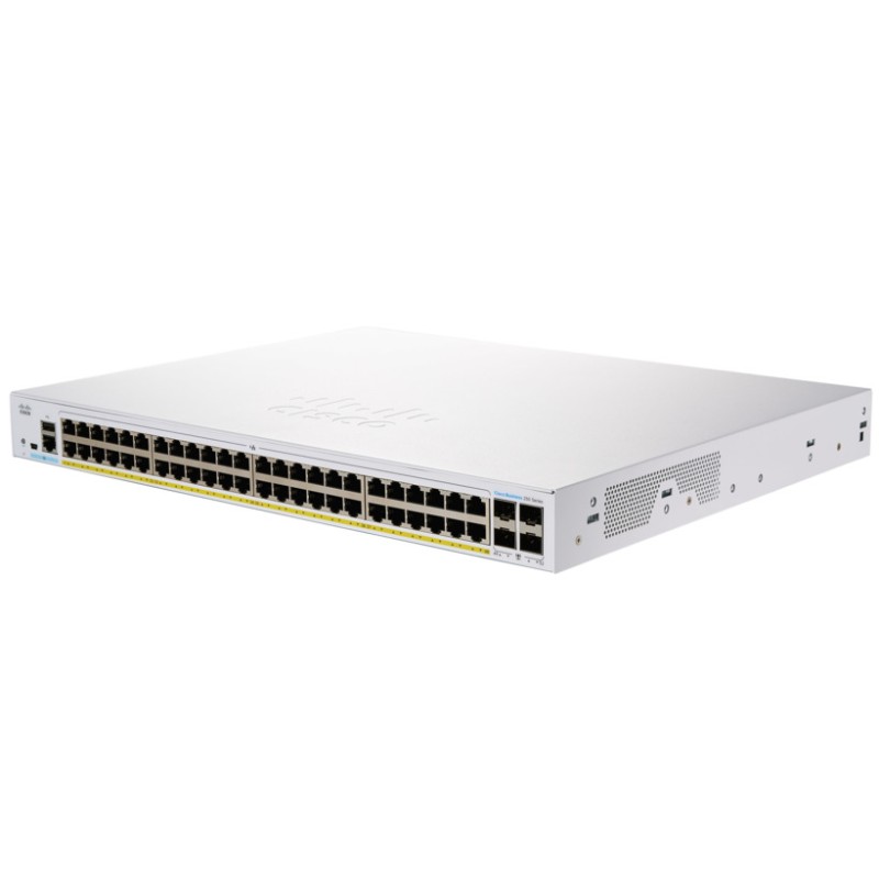 SWITCH. PoE CISCO, "CBS250 Smart"port Gigabit x 48, SFP SFP x 4, managed, rackabil, carcasa metalica, "CBS250-48P-4G-EU" (timbru