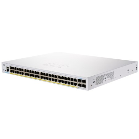 SWITCH. PoE CISCO, "CBS250 Smart"port Gigabit x 48, SFP SFP x 4, managed, rackabil, carcasa metalica, "CBS250-48P-4G-EU" (timbru