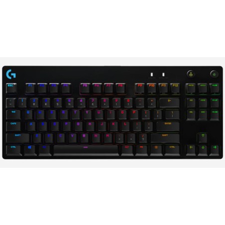 LOGITECH G Pro Mechanical Gaming Keyboard-US INTL-USB, "920-009392" (timbru verde 0.8 lei)