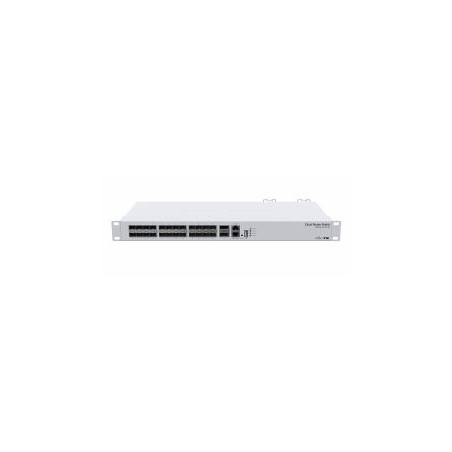 SWITCH Mikrotik, 10/100 x 1, SFP+ x 24 | QSFP+ x 2, managed, rackabil, "CRS326-24S+2Q+RM" (timbru verde 2 lei)