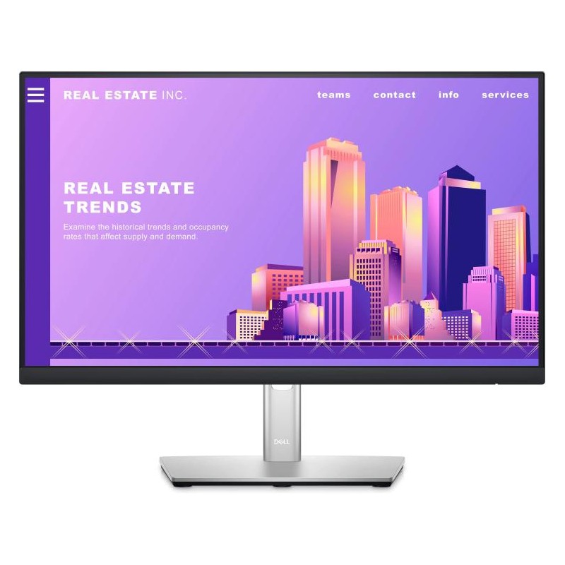 MONITOR Dell 21.5 inch, home | office, IPS, Full HD (1920 x 1080), Wide, 250 cd/mp, 5 ms, HDMI | VGA | DisplayPort, "P2222H" (ti