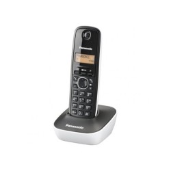 Telefon DECT alb/negru, KX-TG1611FXW, Panasonic, "KX-TG1611FXW" (timbru verde 0.8 lei)