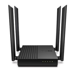 ROUTER TP-LINK wireless 1200Mbps, MU-MIMO, 4 porturi Gigabit, 4 antene externe, Dual Band AC1200 "Archer C64" (timbru verde 0.8 