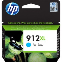 Cartus Cerneala Original HP Cyan, Nr.912XL, pentru OfficeJet 8013|8023, 825, (timbru verde 0.15 lei), "3YL81AE"