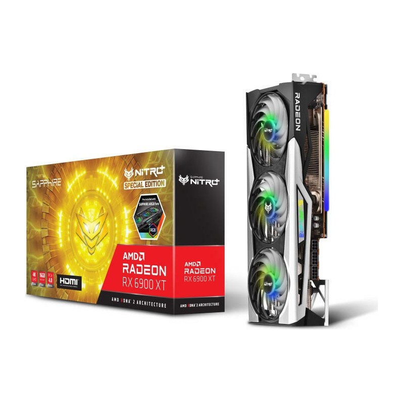 PLACA VIDEO  SAPPHIRE "NITRO+ AMD Radeon RX 6900 XT SE", 16 GB GDDR6 256 biti, PCI Express 4.0 x 16, HDMI DisplayPort x 3, siste