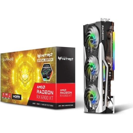 PLACA VIDEO  SAPPHIRE "NITRO+ AMD Radeon RX 6900 XT SE", 16 GB GDDR6 256 biti, PCI Express 4.0 x 16, HDMI DisplayPort x 3, siste