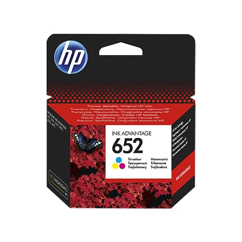 Cartus Cerneala Original HP Color, nr.652, pentru DESKJET 2135 AIO, , (timbru verde 0.15 lei), "F6V24AE"