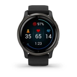 Garmin SmartWatch Venu 2 Black Slate GPS, "010-02430-11" (timbru verde 0.18 lei)