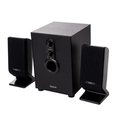 BOXE SPACER 2.1, RMS: 11W (2 x 3W + 5W), control volum, bass, 220V alimentare, black, "SPB-2200" (timbru verde 2.00 lei)  261900