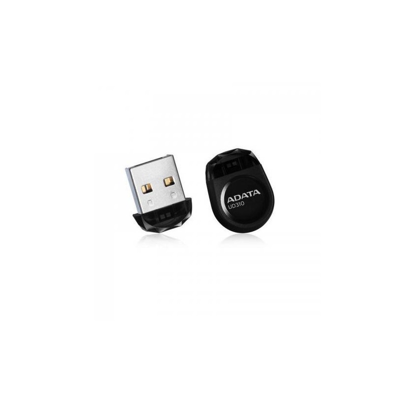 MEMORIE USB ADATA 8 GB, USB 2.0, cu capac, carcasa plastic, negru, "AUD310-8G-RBK" (timbru verde 0.03 lei)