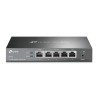 ROUTER TP-LINK wired Gigabit, 1 Gigabit WAN + 1 Gigabit LAN + 3 Changeable Gigabit WAN/LAN Ports , tehnologie VPN "ER605" (timbr