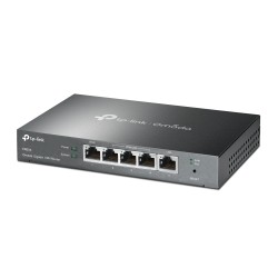 ROUTER TP-LINK wired Gigabit, 1 Gigabit WAN + 1 Gigabit LAN + 3 Changeable Gigabit WAN/LAN Ports , tehnologie VPN "ER605" (timbr