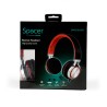 CASTI  Spacer, cu fir, standard, utilizare multimedia, microfon pe fir, pliabile, banda ajustabila, conectare prin Jack 3.5 mm x