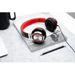 CASTI  Spacer, cu fir, standard, utilizare multimedia, microfon pe fir, pliabile, banda ajustabila, conectare prin Jack 3.5 mm x