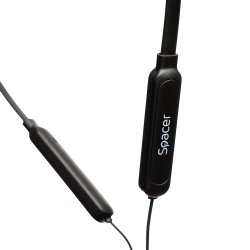 CASTI  Spacer, wireless, intraauriculare cu fir de legatura si prindere magnetica, pt smartphone, microfon pe fir, conectare pri