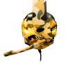 CASTI Spacer, cu fir, standard, utilizare gaming, microfon pe brat, conectare Jack 3.5 mm x 2, lumina verde, camuflaj, "SPGH-CAM