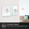 PRIZA inteligenta TP-LINK, Monitorizare consum,Slim, Schuko x 1, conectare prin Schuko (T), 16 A, programare prin smartphone, Wi