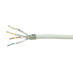 ROLA CABLU S/FTP LOGILINK Cat6,  cupru-aluminiu,100 m, alb, AWG23, dublu ecranat "CPV0039"