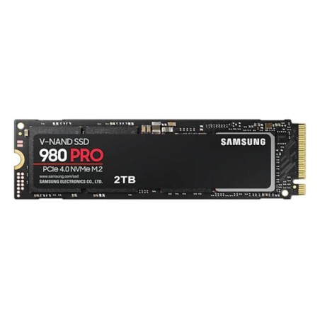 SSD SAMSUNG, 980 PRO, 2TB, M.2, PCIe Gen4.0 x4, V-Nand 3bit MLC, R/W: 7000 MB/s/5100 MB/s "MZ-V8P2T0BW"