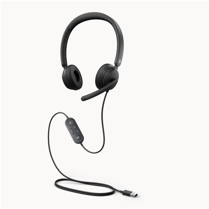 CASTI+MICROFON MICROSOFT MODERN USB BLK, "6ID-00017" (timbru verde 0.8 lei)