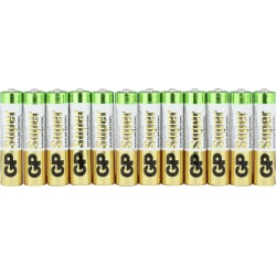 Baterie GP Batteries, Super Alcalina AAA (LR03) 1.5V alcalina, shrink 12 buc. "GP24A-2VES12" "GPPCA24AS115" - 18349 (timbru verd