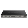 SWITCH. PoE D-Link, port Gigabit x 48, SFP SFP+ x 4, managed, carcasa metalica, "DGS-1250-52XMP" (timbru verde 2 lei)