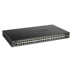 SWITCH. PoE D-Link, port Gigabit x 48, SFP SFP+ x 4, managed, carcasa metalica, "DGS-1250-52XMP" (timbru verde 2 lei)