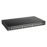SWITCH. PoE D-Link, port Gigabit x 48, SFP SFP+ x 4, managed, carcasa metalica, "DGS-1250-52XMP" (timbru verde 2 lei)