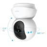 CAMERA IP TP-LINK, cube, pt. interior, dist. IR 9 m, tip lentila fixa 4 mm, 2 Mpx, cu fir, microfon, carcasa plastic, slot SD ca