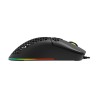 MOUSE DELUX, gaming, cu fir, USB, optic, 7200 dpi, butoane/scroll 7/1, RGB light, cablu braided, negru, "M700A-BK" (timbru verde