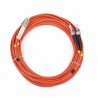 CABLU FIBRA OPTICA duplex multimode, 10m, conectori LC-ST, bulk, Gembird "CFO-LCST-OM2-10M"