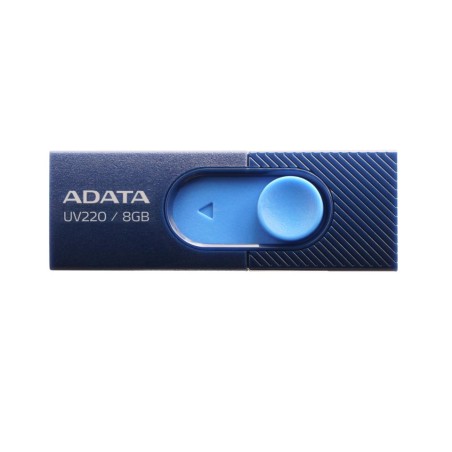 MEMORIE USB 2.0 ADATA 32 GB, retractabila, carcasa plastic,BLUE/NAVY, "AUV220-32G-RBLNV" (timbru verde 0.03 lei)