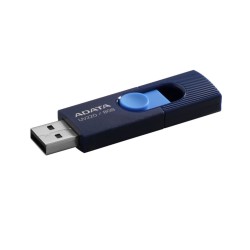 MEMORIE USB 2.0 ADATA 32 GB, retractabila, carcasa plastic,BLUE/NAVY, "AUV220-32G-RBLNV" (timbru verde 0.03 lei)
