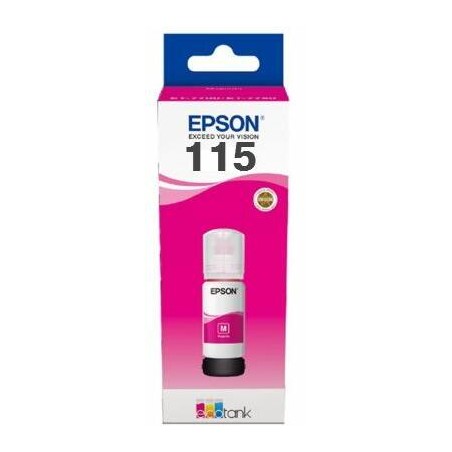 Cartus Cerneala Original Epson Magenta, nr.115, pentru L8160|L8180, 70ml, (timbru verde 0.15 lei), "C13T07D34A"(RAPO)