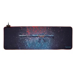 MousePAD RGB SPACER gaming, cauciuc si material textil, 900 x 300 x 3 mm, 1.8 m lungime cablu, imagine 46501476 "SP-PAD-GAME-RGB