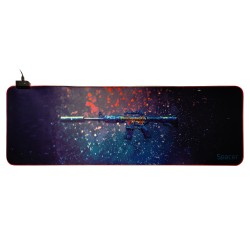 MousePAD RGB SPACER gaming, cauciuc si material textil, 900 x 300 x 3 mm, 1.8 m lungime cablu, imagine 46501476 "SP-PAD-GAME-RGB