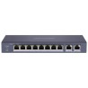 SWITCH Hikvision, 10/100 x 8 | Gigabit x 2, carcasa metalica, "DS-3E0310P-E/M" (timbru verde 2 lei)