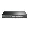 Switch TP-Link cu management L2, 24 Porturi Gigabit POE+, 4× Gigabit SFP Slots, 1× RJ45 Console Port, 1× Micro-USB Console Port 