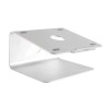 SUPORT de birou LOGILINK pt. notebook, rotatie 360gradei, design ventilat, suporta dimensiuni 11-17"l, aluminiu, gri, "AA0104"