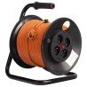 PRELUNGITOR Bachmann, Schuko x 4, conectare prin Schuko (T), cablu 50 m, 16 A, protectie copii | protectie termica, negru | port