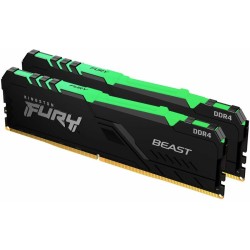 Memorie DDR Kingston DDR4 32 GB, frecventa 3200 MHz, 16 GB x 2 module, radiator, "KF432C16BB1K2/32"