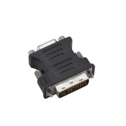 ADAPTOR video SPACER, DVI-I DL (T) la VGA (M), negru, "SPA-DVI-VGA" (timbru verde 0.08 lei)