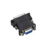 ADAPTOR video SPACER, DVI-I DL (T) la VGA (M), negru, "SPA-DVI-VGA" (timbru verde 0.08 lei)