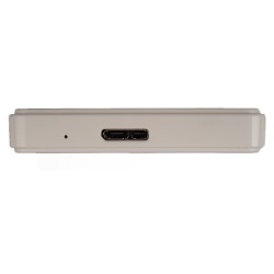 RACK extern SPACER, pt HDD/SSD, 2.5 inch, S-ATA, interfata PC USB 3.0, Husa piele sintetitca, plastic, Alb, "SPR-25612W" (timbru