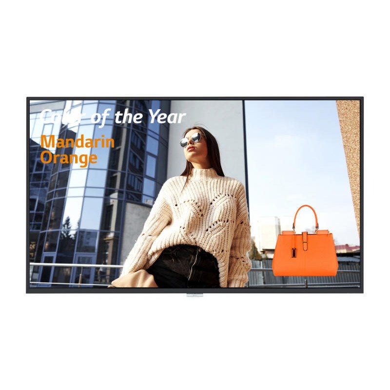 MONITOR LG - signage 43 inch, signage, IPS, 4K UHD (3840 x 2160), Wide, 500 cd/mp, 8 ms, HDMI x 3 | DisplayPort | DVI-D, "43UH5F