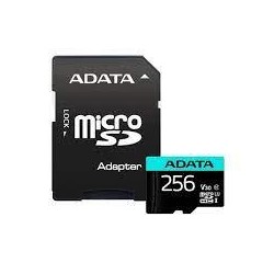 CARD MicroSDXC ADATA, 256GB, "AUSDX256GUI3V30SA2-RA1" (timbru verde 0.03 lei)